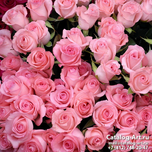 Printing images - Pink roses - ceilings design